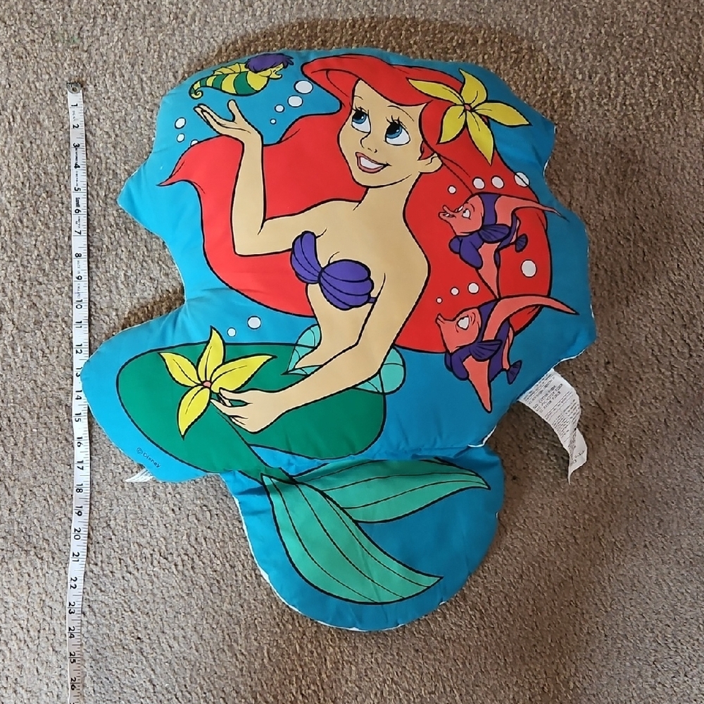 Disney Ariel 23 Inch Pillow with Vibrant Colors - Picture 5 of 6